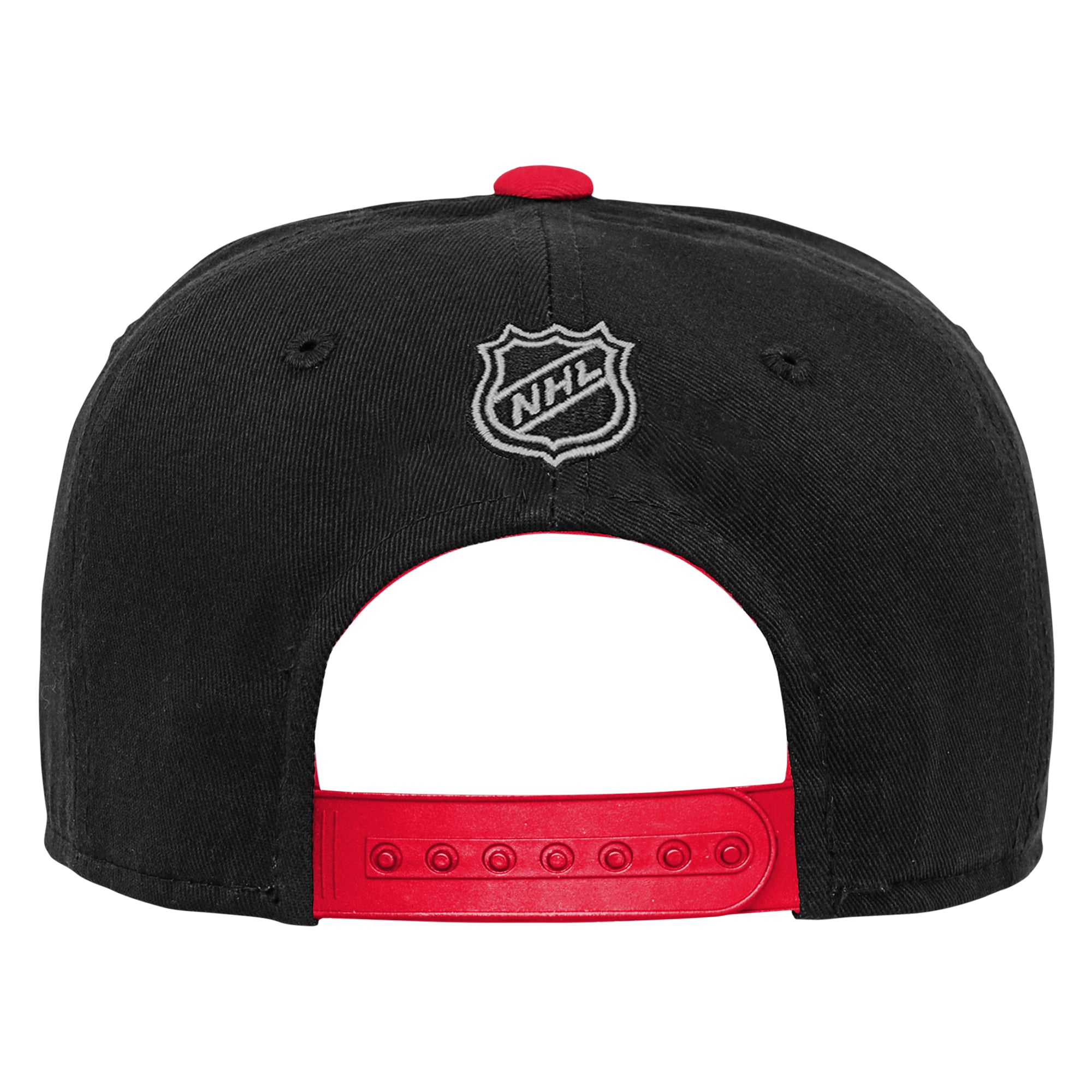Casquette ajustable noire Outerstuff pour jeunes avec logo des Sénateurs d'Ottawa