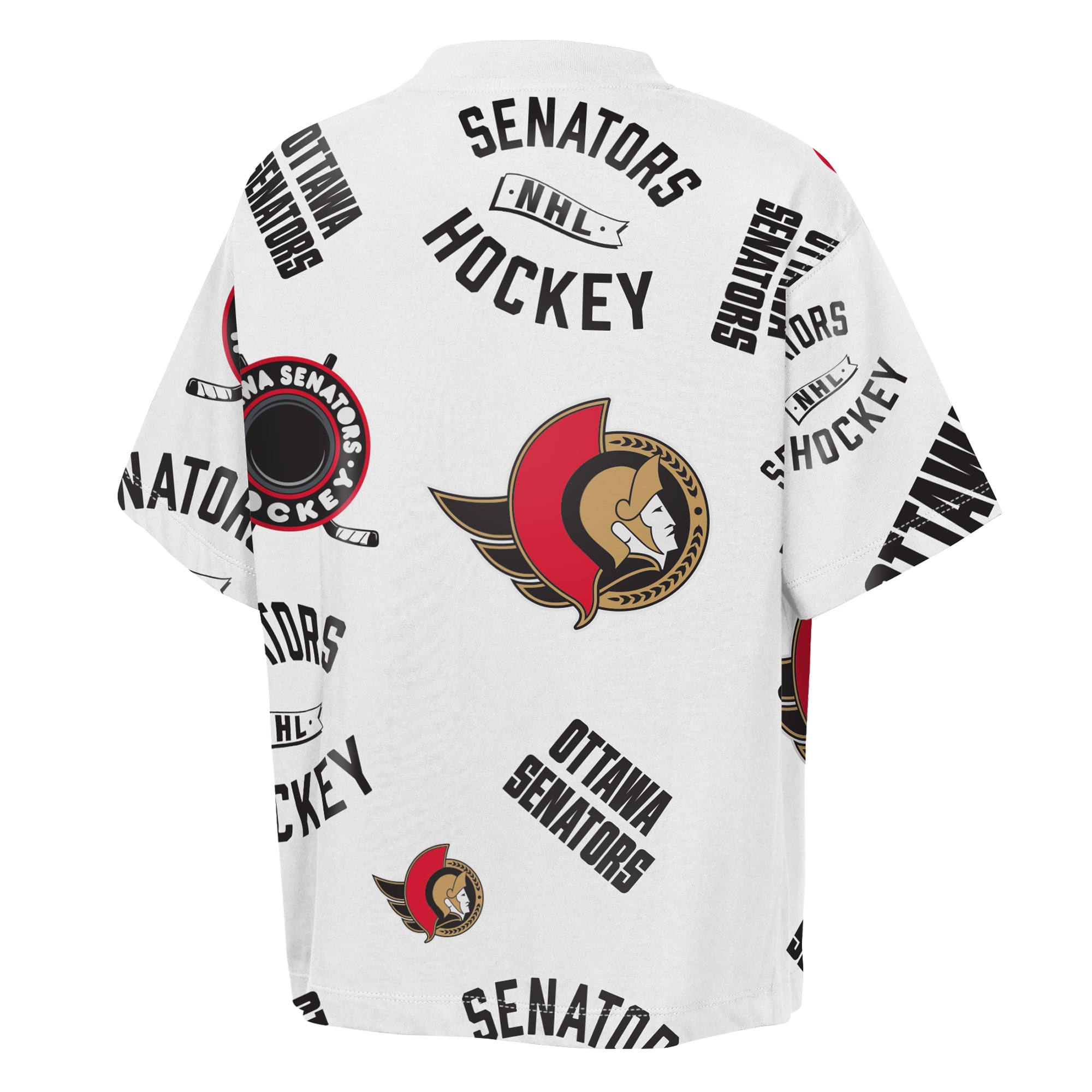 T-shirt blanc Outerstuff Youth Ottawa Senators Unstoppable Elevated