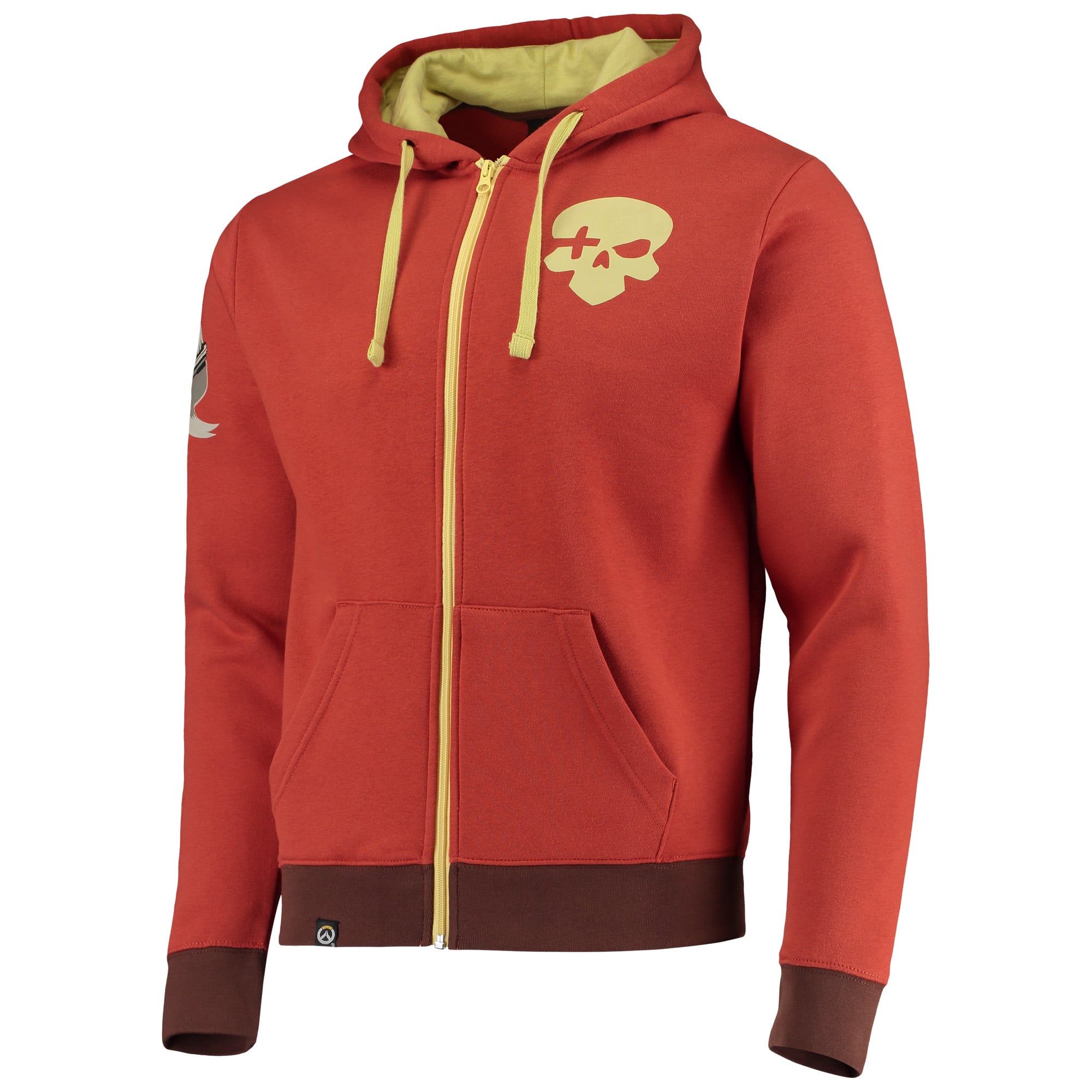 Cassidy Overwatch J!NX Hero Contrast Ultimate Full-Zip Hoodie - Orange