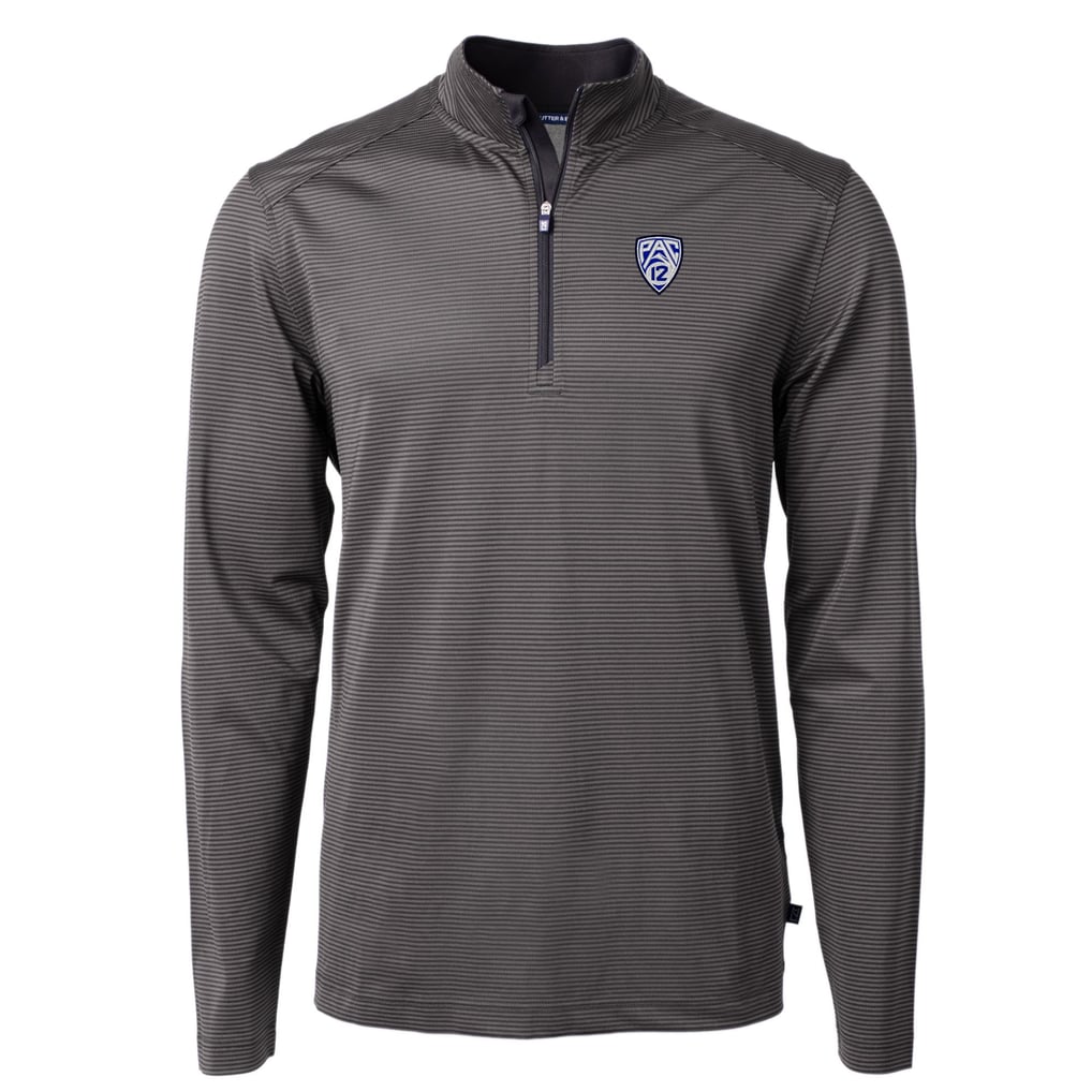  Pac-12 Gear Cutter & Buck Virtue Eco Pique Micro Stripe Recycled Polo - Black