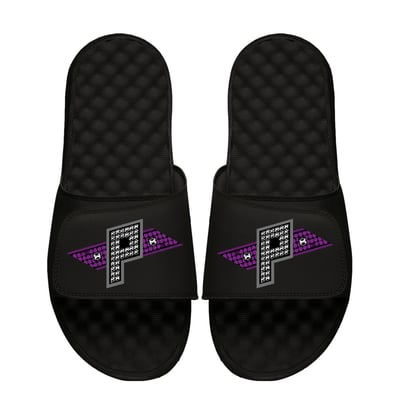Paige WWE ISlide Unisex Diamond Logo Slide Sandals - Black