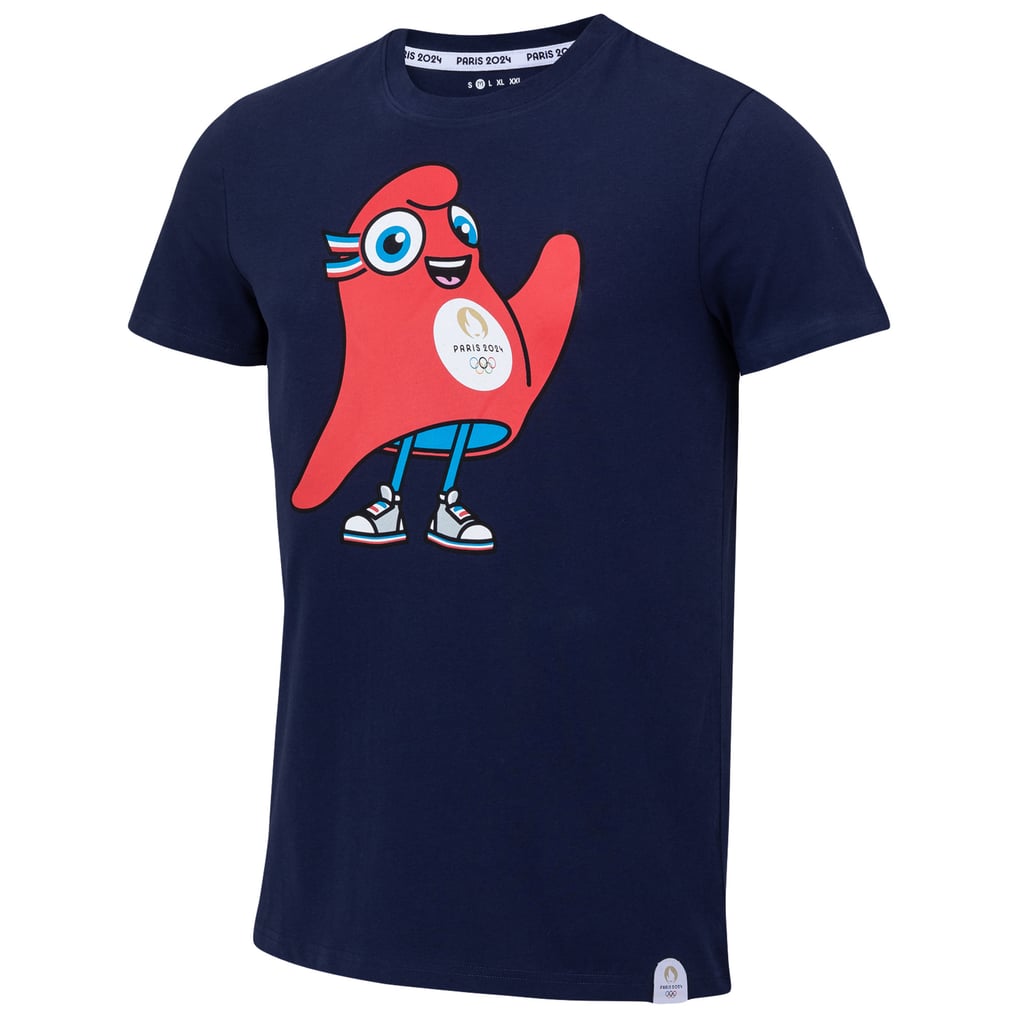 T-shirt Jeux Olympiques Paris 2024 Bleu Marine Taille 12 Ans, Neuf Avec étiquettes