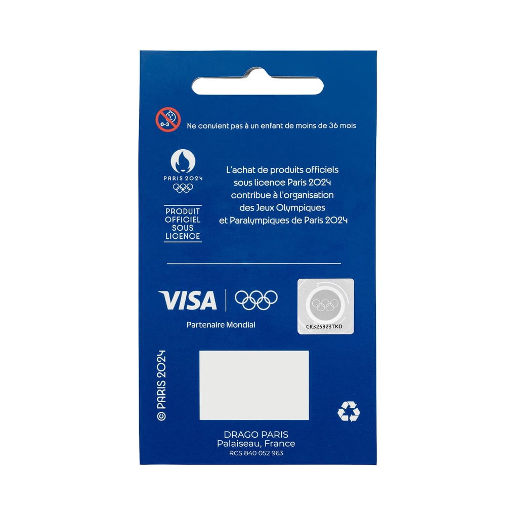 Welcome Pin Paris 2024 Paralympics Mascot Welcome Pin Badge