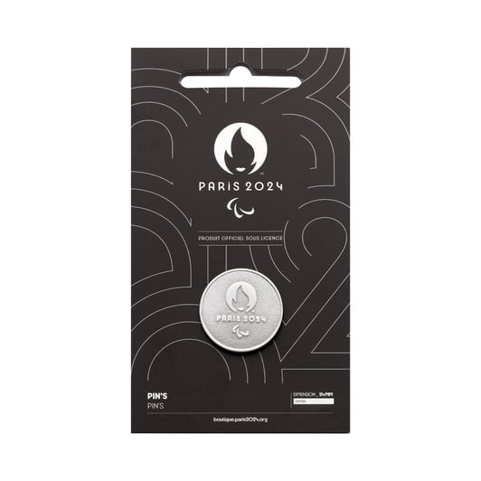 2 Pins Mascotte Officielle JO Paris 2024 - Collector, Paillettes Couleurs, Neufs, Fabrication France