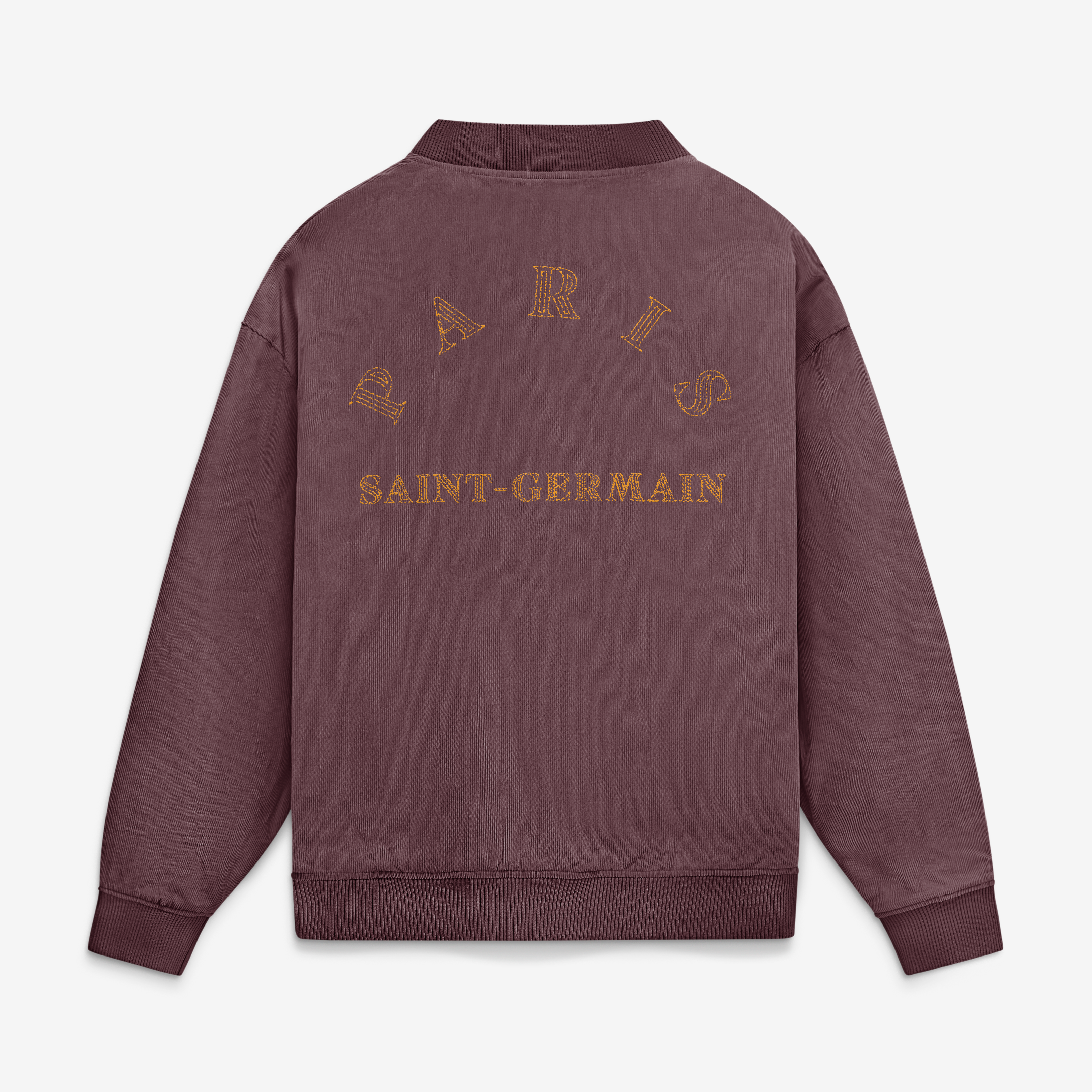 Veste bomber en velours côtelé bordeaux Paris Saint-Germain pour homme, de la marque Fanatics.