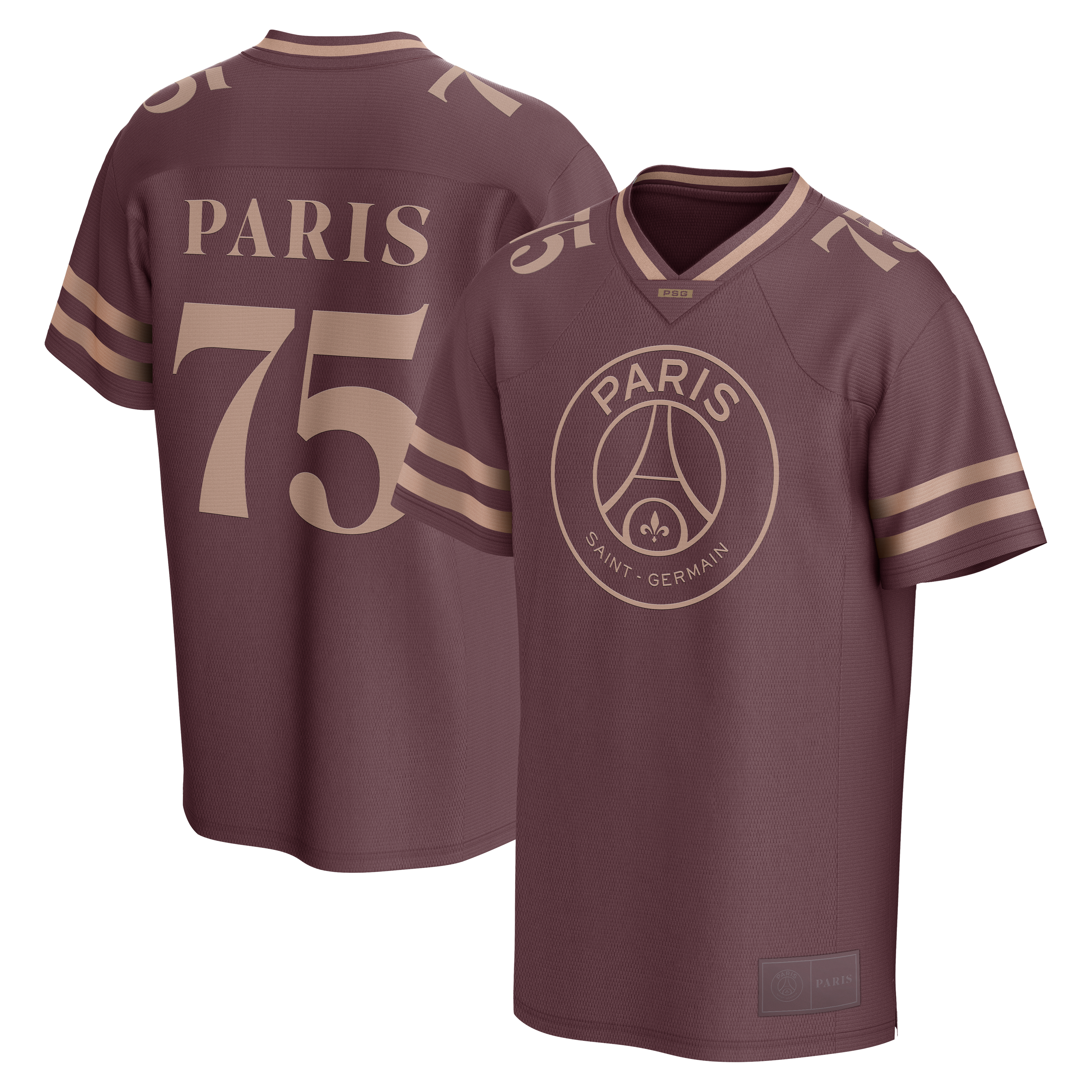 Men's Fanatics Burgundy Paris Saint-Germain Fashion Mesh Jersey
