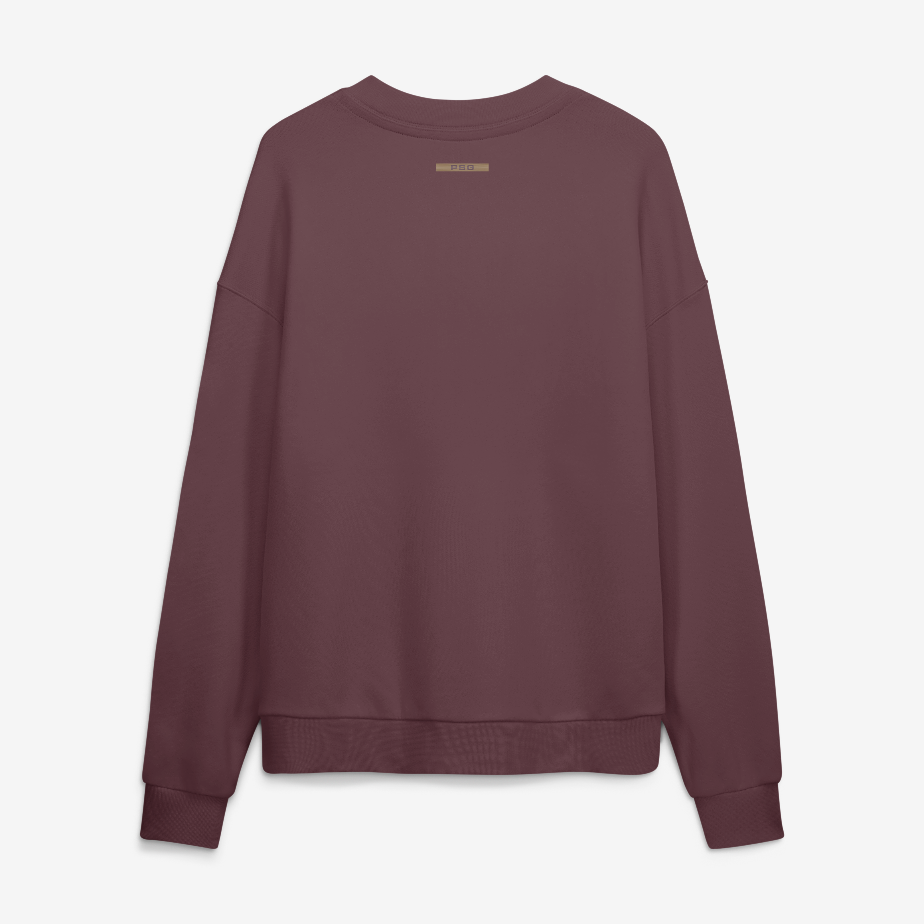 Men's Fanatics Burgundy Paris Saint-Germain Oversized Muted Centre Sweatshirt