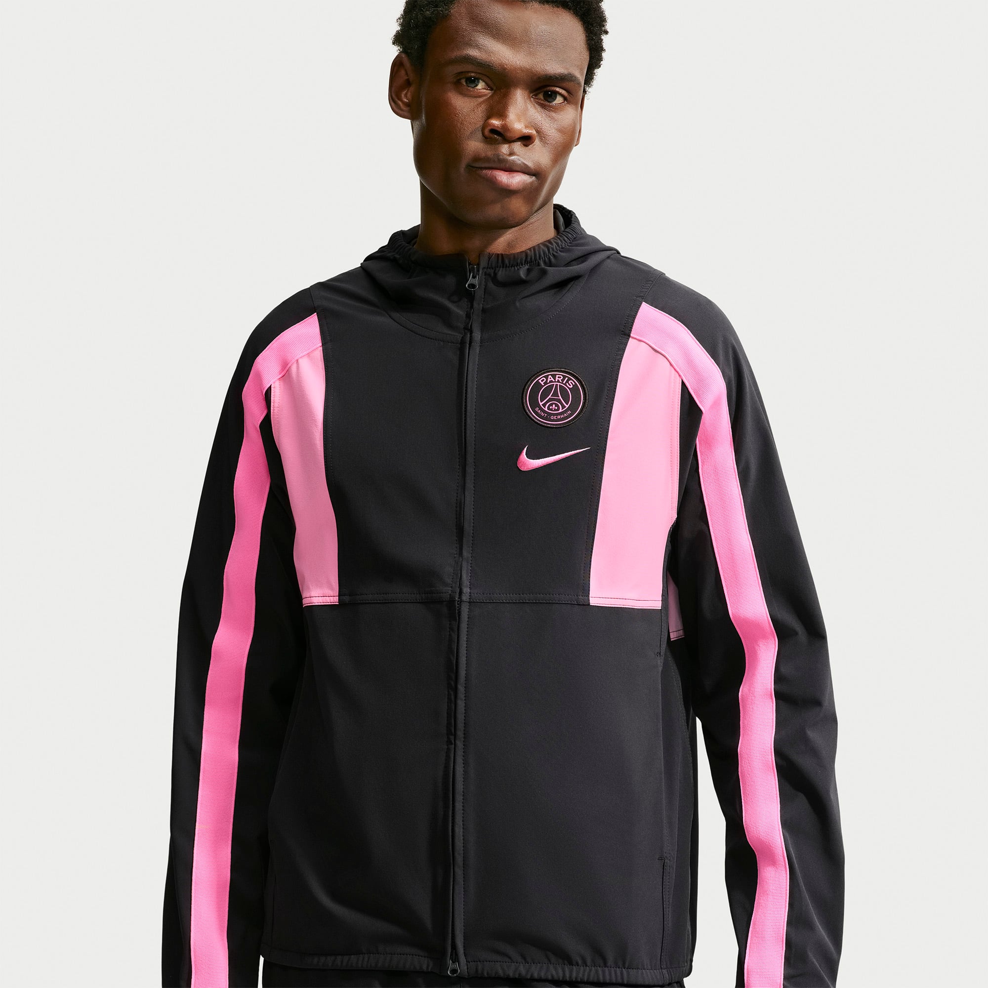 Veste zippée intégrale Nike Paris Saint-Germain Energy Dri-FIT noire pour homme
