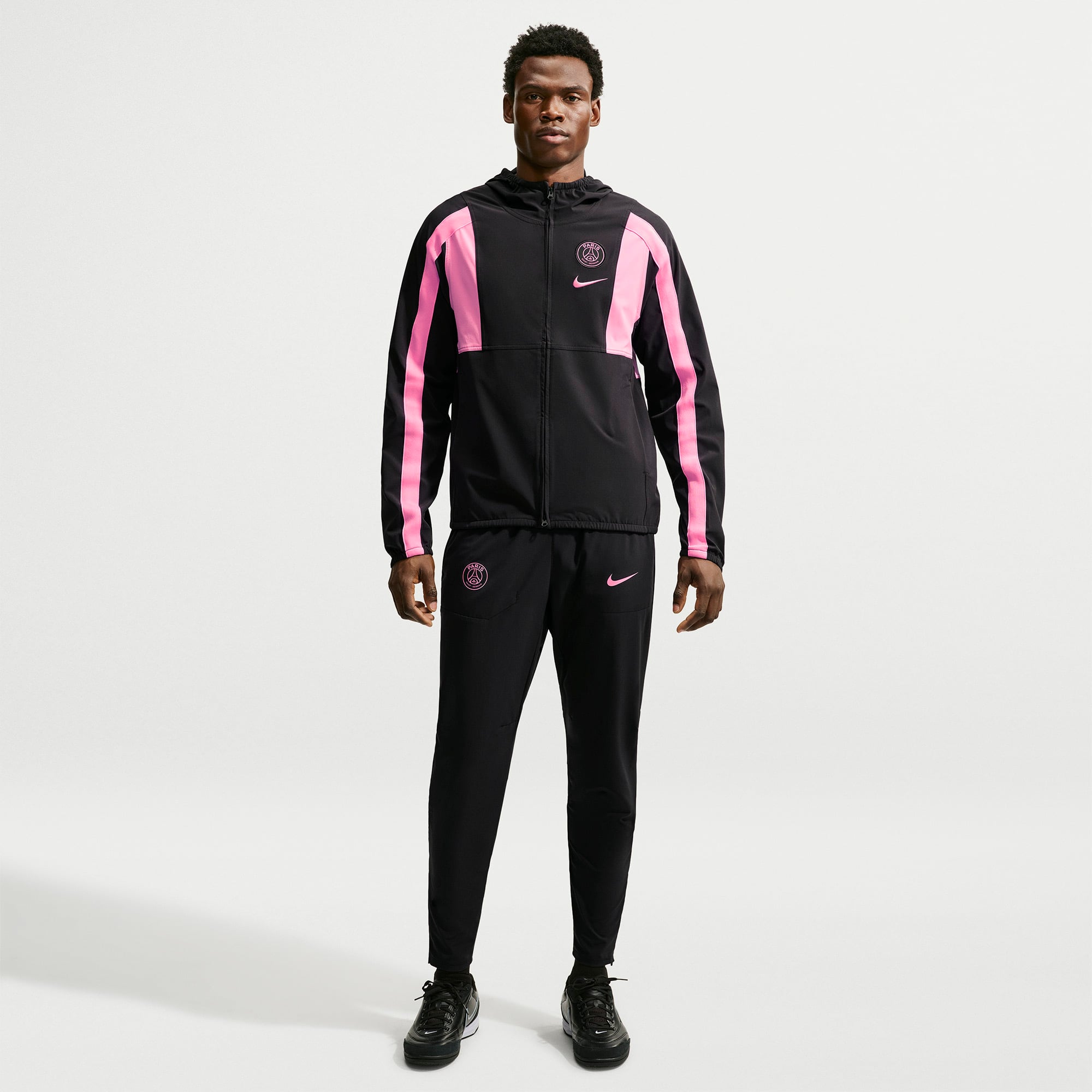 Veste zippée intégrale Nike Paris Saint-Germain Energy Dri-FIT noire pour homme