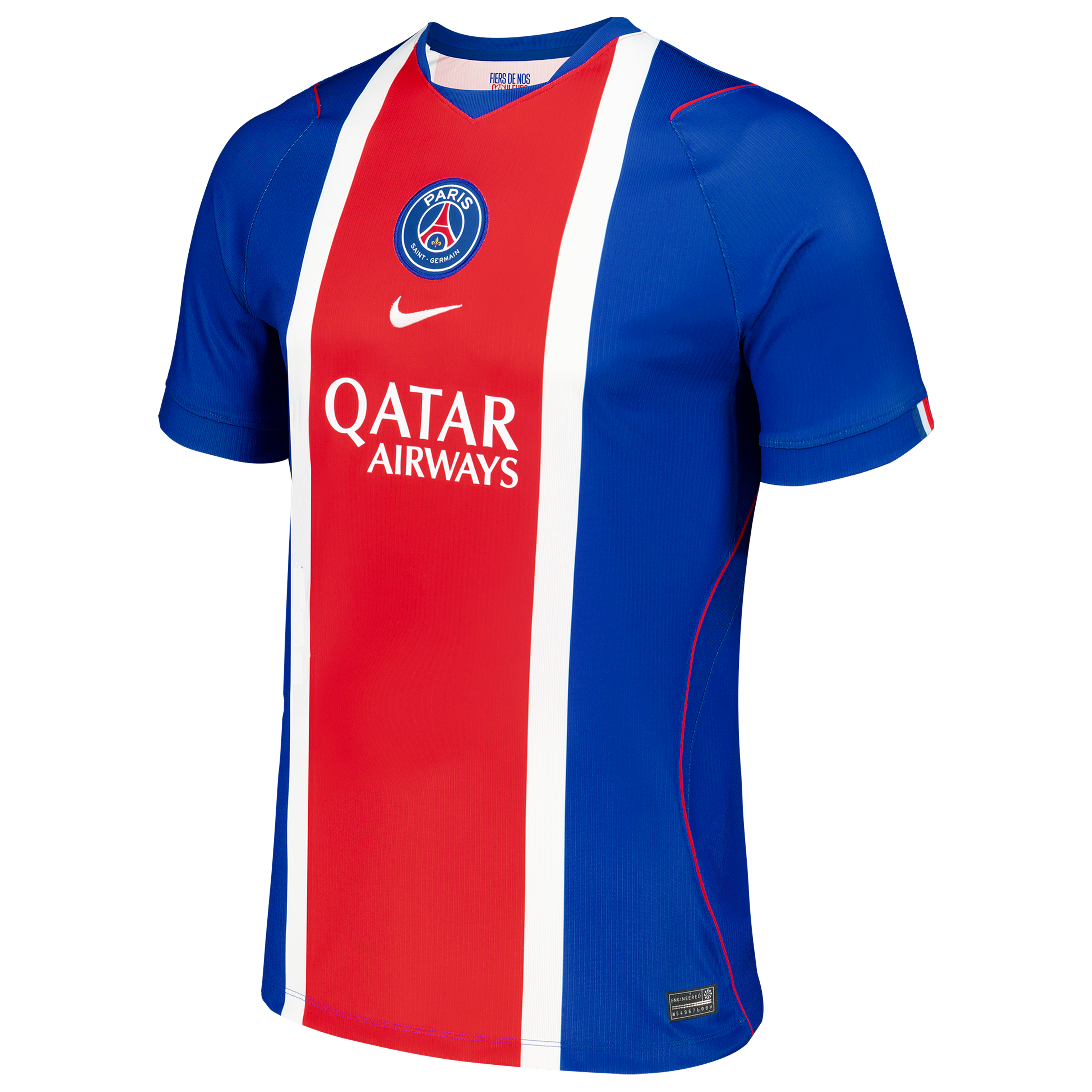 Maillot Nike Désiré Doué Bleu Paris Saint-Germain 2026/27 Domicile Stadium Replica pour Homme