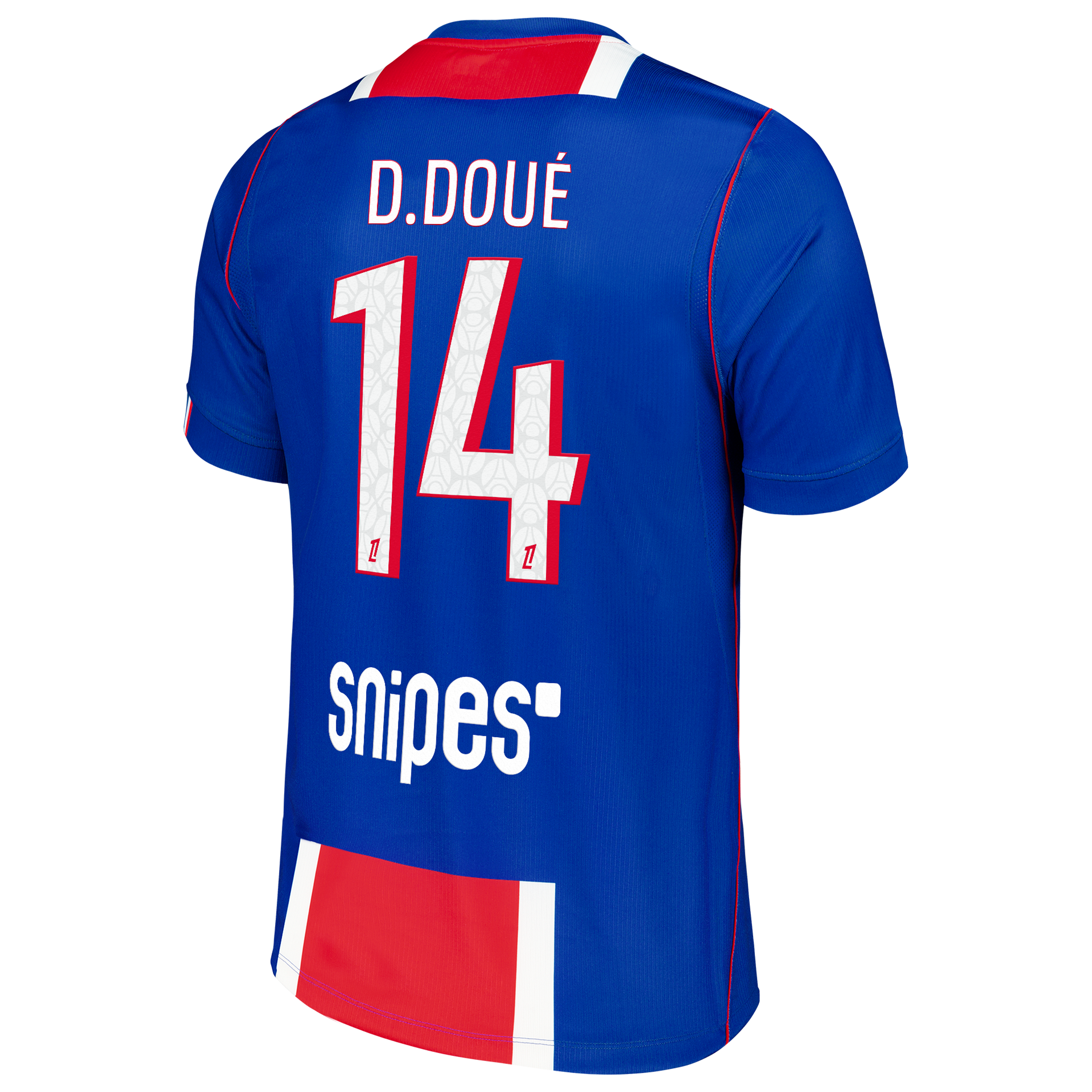 Maillot Nike Désiré Doué Bleu Paris Saint-Germain 2026/27 Domicile Stadium Replica pour Homme