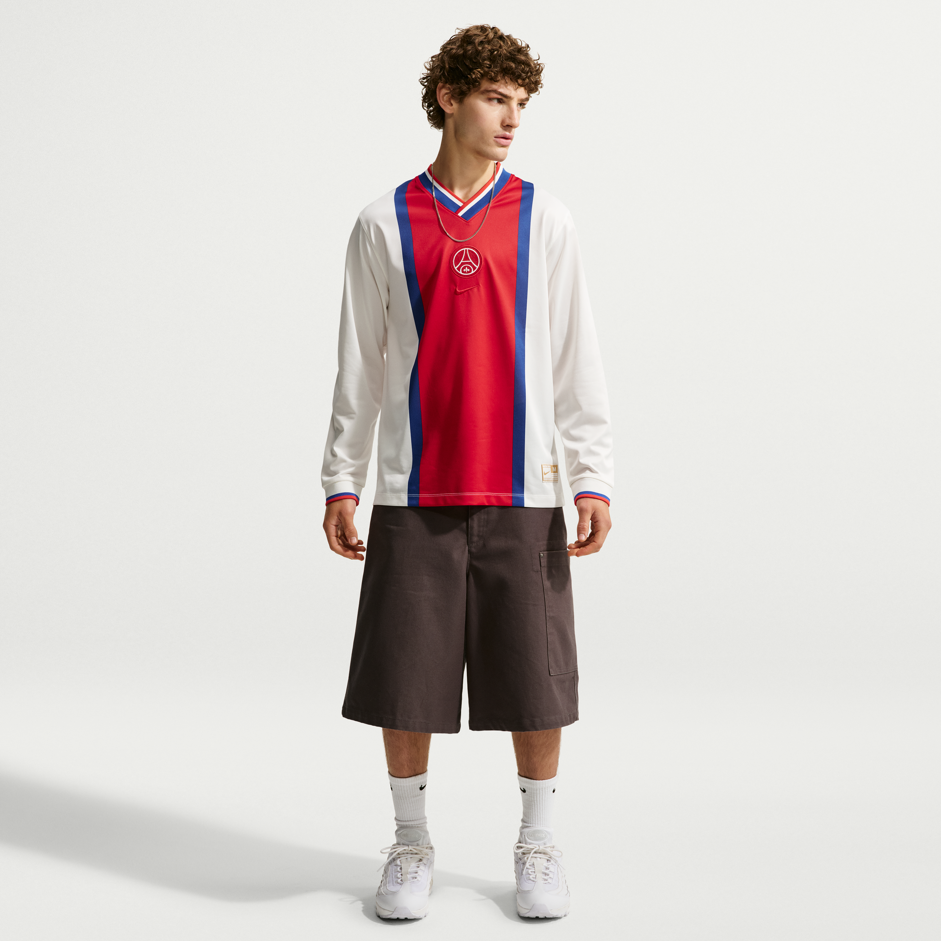Maillot de sport Nike rouge Paris Saint-Germain 2026/27 extérieur à manches longues pour homme