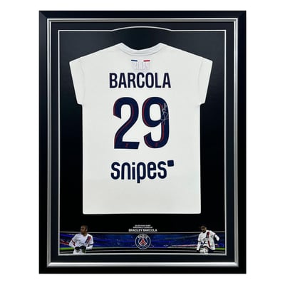 Paris Saint-Germain 25/26 Away Signed Shirt - Barcola