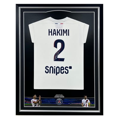 Paris Saint-Germain 25/26 Away Signed Shirt - Hakimi