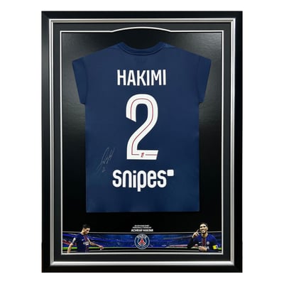 Paris Saint-Germain 25/26 Home Signed Shirt - Hakimi