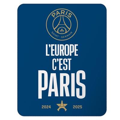 Paris Saint-Germain Champions Fleece Blanket - 100 x 140