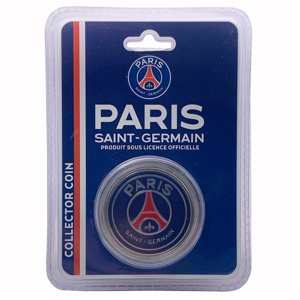 Porte Monnaie Officiel PSG - Collection Paris Saint Germain En Similicuir - 9x2 Cm