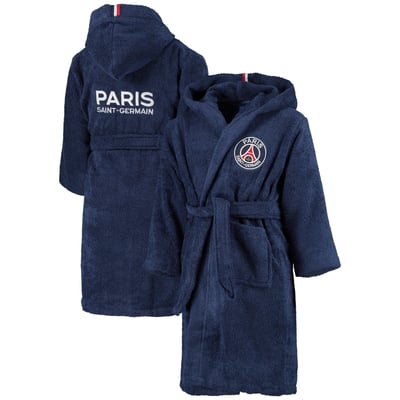 Paris Saint-Germain Crest Bathrobe - Blue - Kids