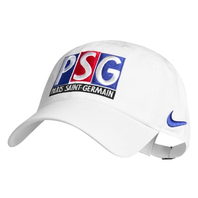 Paris Saint-Germain Nike Club 6Panel Cap - White