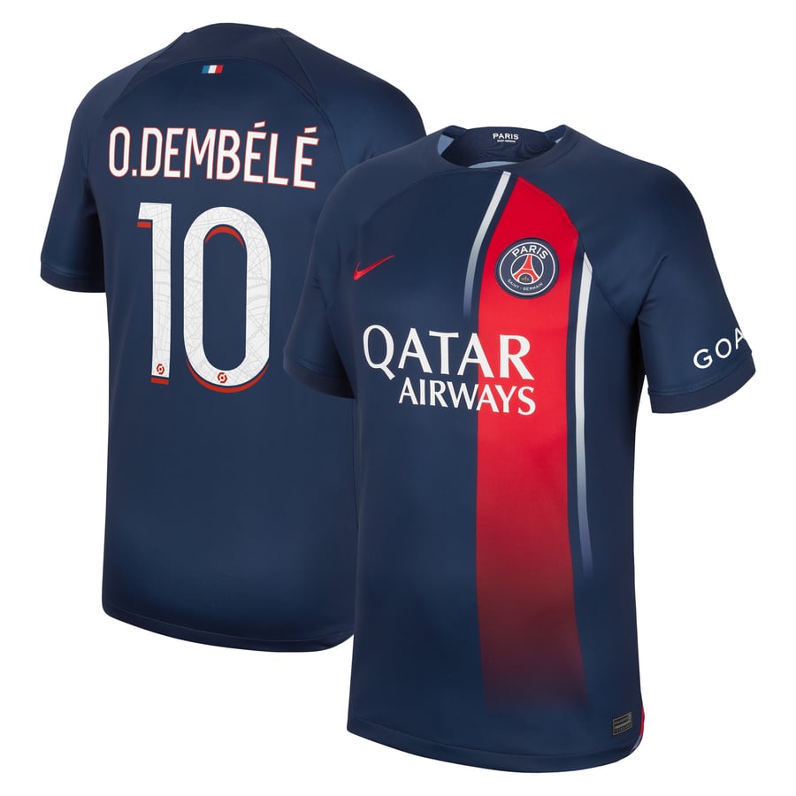 Maillot Domicile PSG 2023/24 Dembélé #10 - Nike - Taille XL - Neuf Officiel