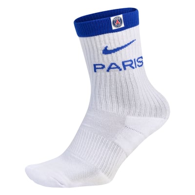 Paris Saint-Germain Nike Poly Crew Sock - White