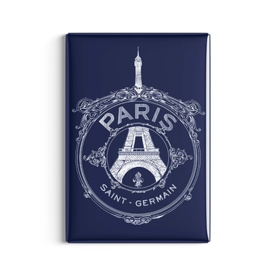PSG Celebration Magnet by Octave Marsal Eiffel Tower close-up