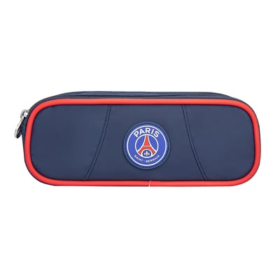 Paris Saint-Germain Rectangular Pencil Case - 22cm - 2 Compartments - Navy