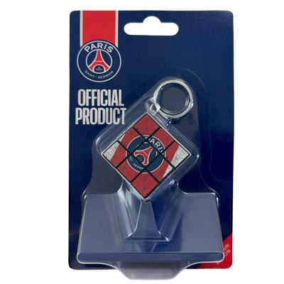 Paris Saint-Germain Rubik's Cube Keyring - Edition Champions 2025
