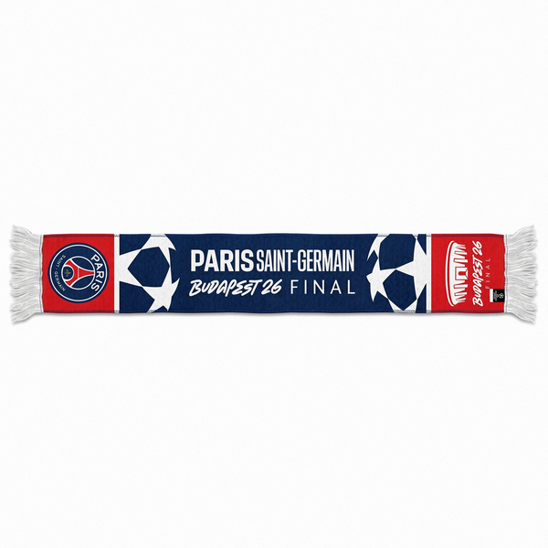 Écharpe PSG – Collection Officielle, Acrylique, 140 Cm, Pour Supporters Parisiens
