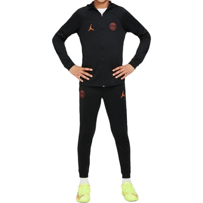Paris Saint-Germain x Jordan Strike Tracksuit With Hood - Black - Kids