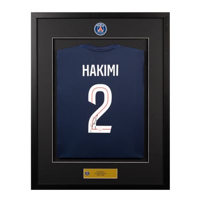 PSG 2025-26 Signed Home Shirt - Hakimi