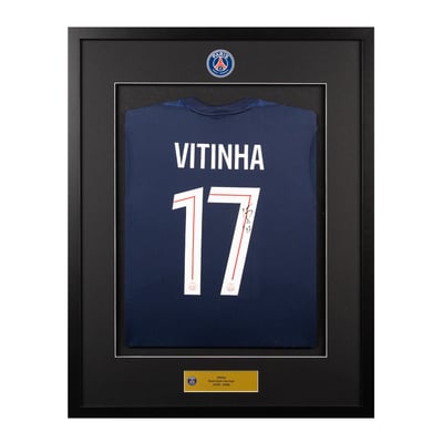 PSG 2025-26 Signed Home Shirt - Vitinha