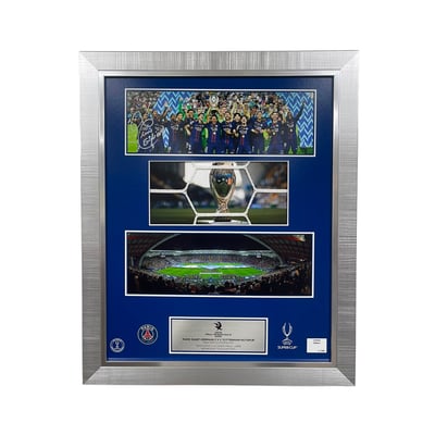 PSG 2025 Super Cup Luxury Framed Goal Net - 20 x 16