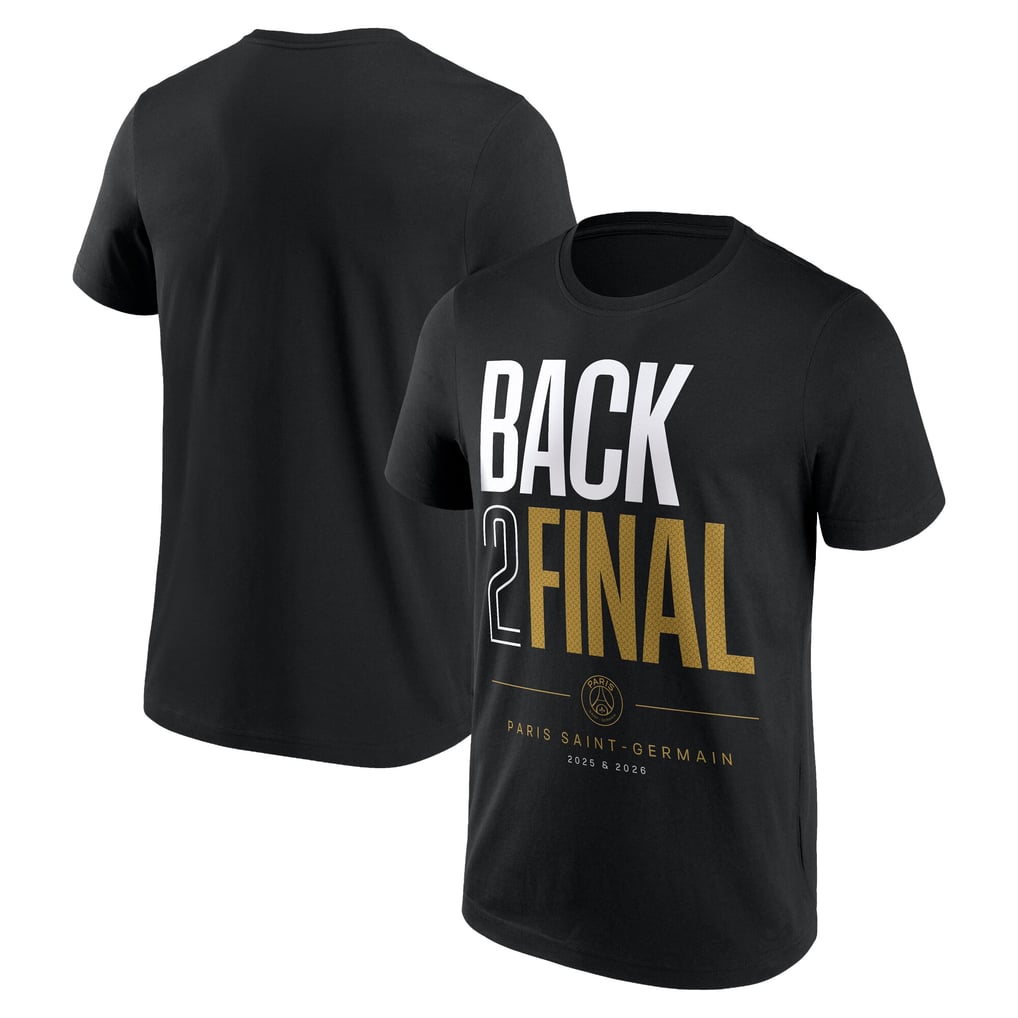 PSG 2年連続決勝進出Tシャツ - ブラック