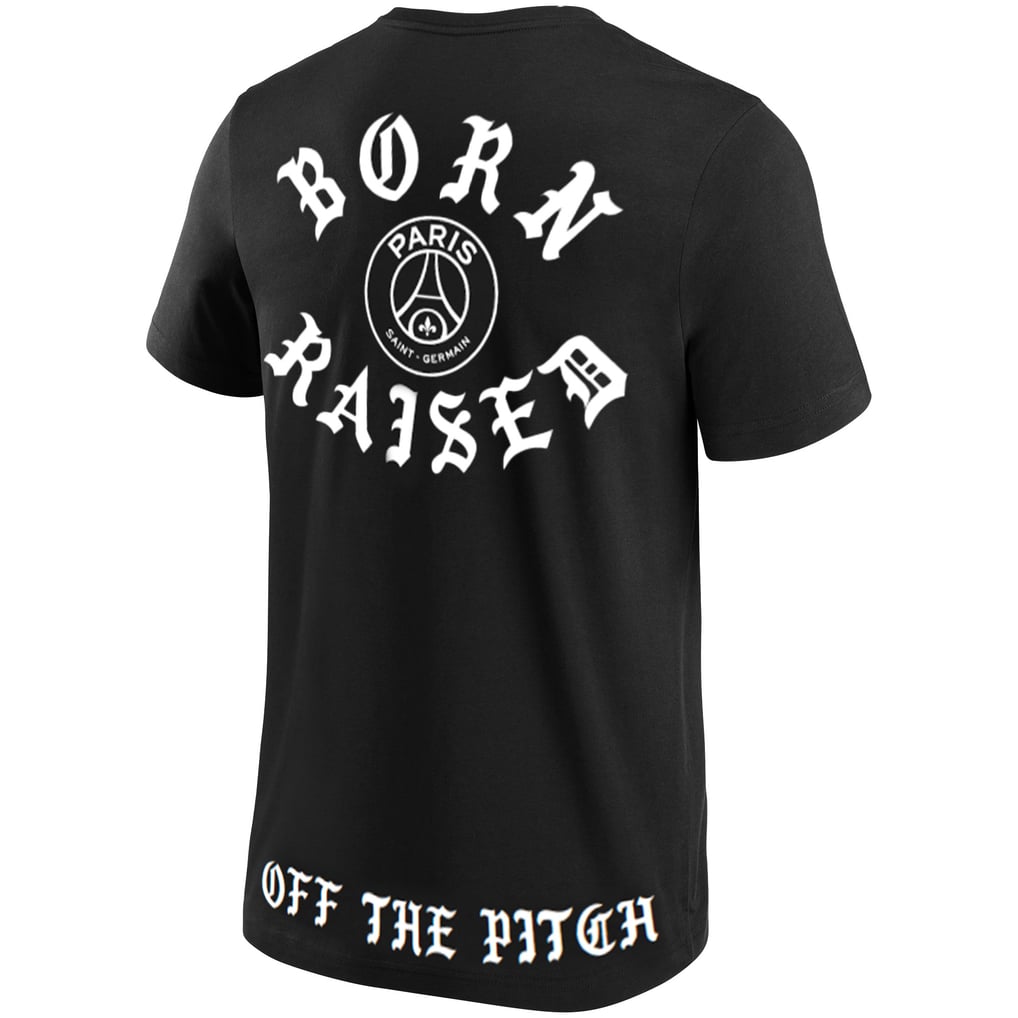 PSG Born X Raised Off Pitch T-Shirt - Black - Unisex
