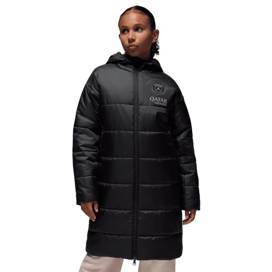 Paris Saint-Germain Doudoune Homme – Collection Officielle, Polyester, Noir/Bleu, Supporter