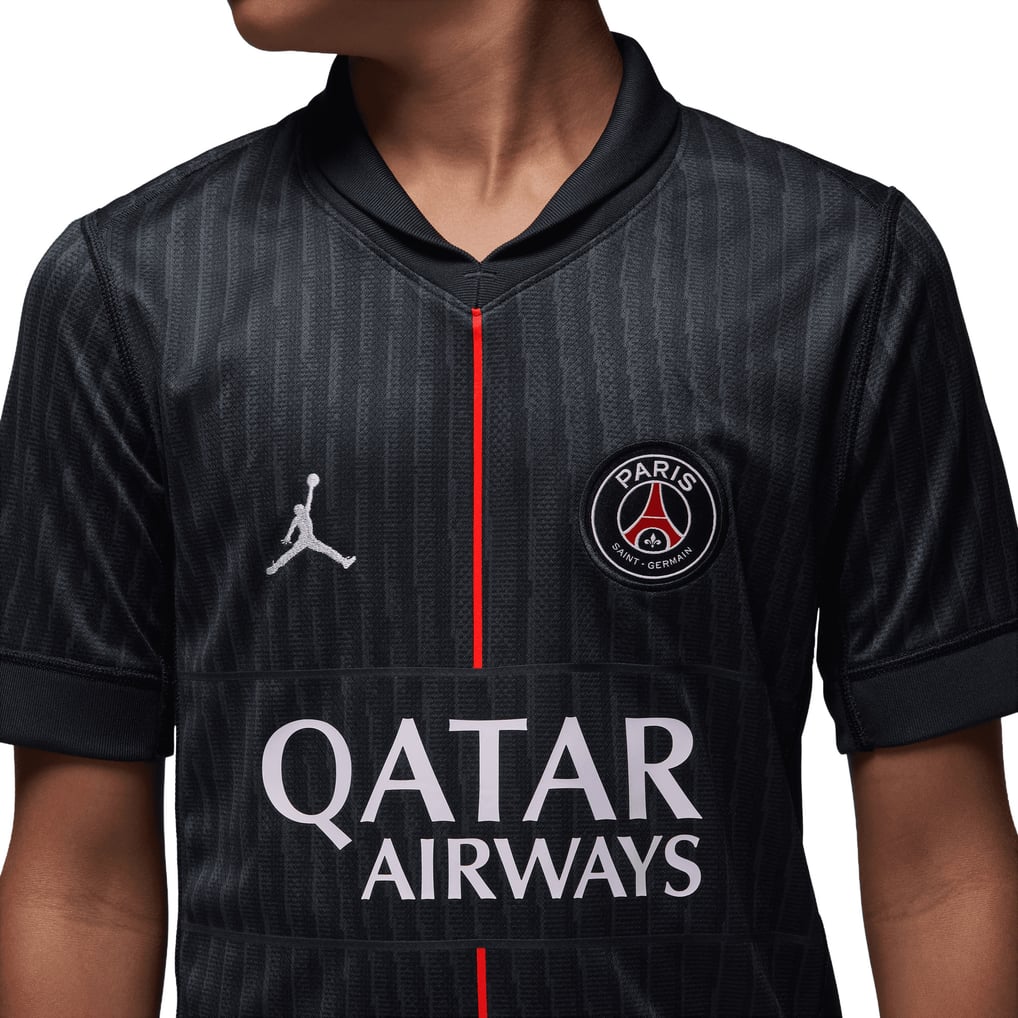 PSG Jordan Fourth Stadium Shirt 2025-26 - Kids
