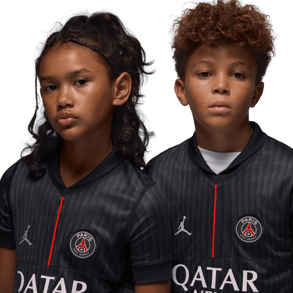 PSG Jordan Fourth Stadium Shirt 2025-26 - Kids