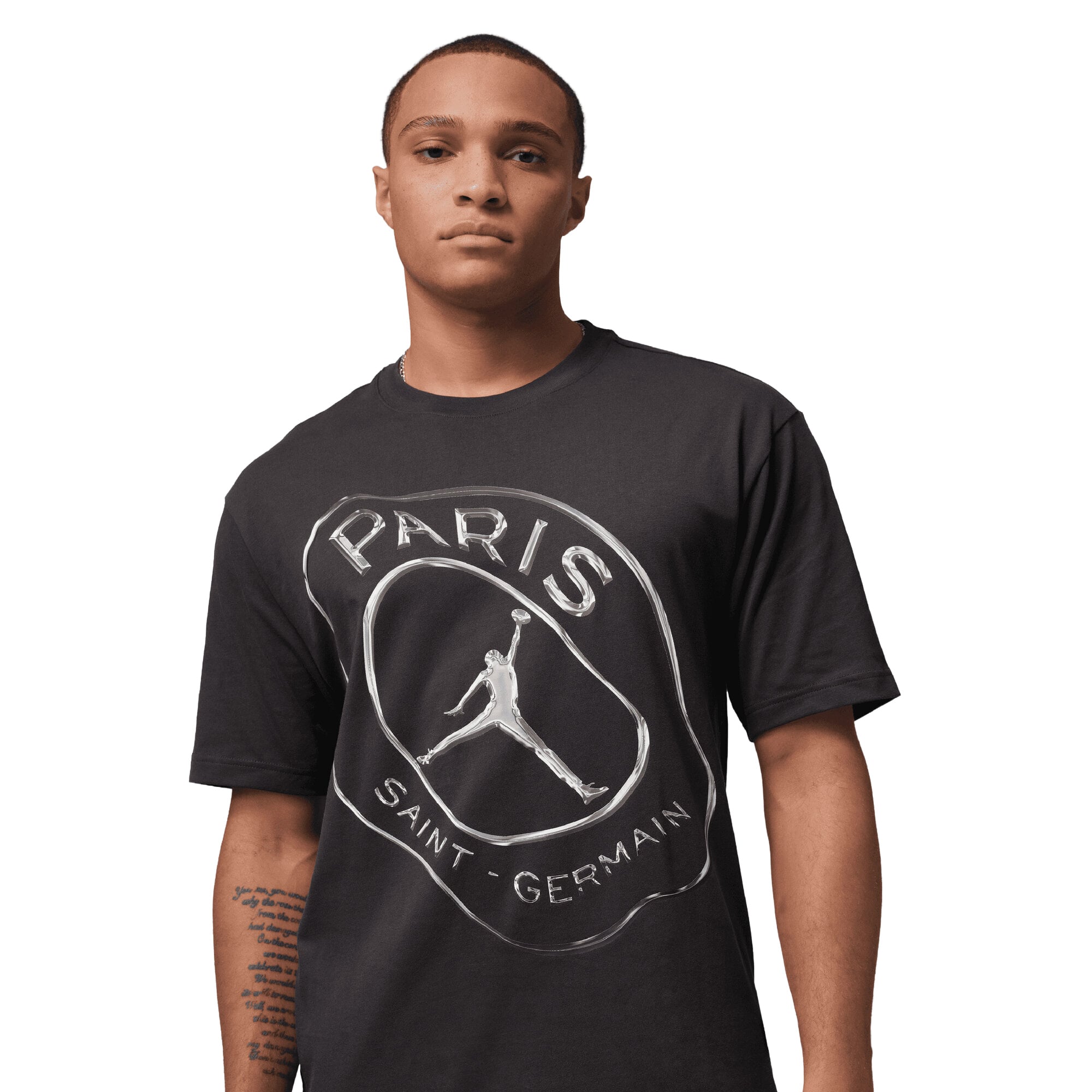 PSG Jordan Practice T-Shirt - Oil Grey