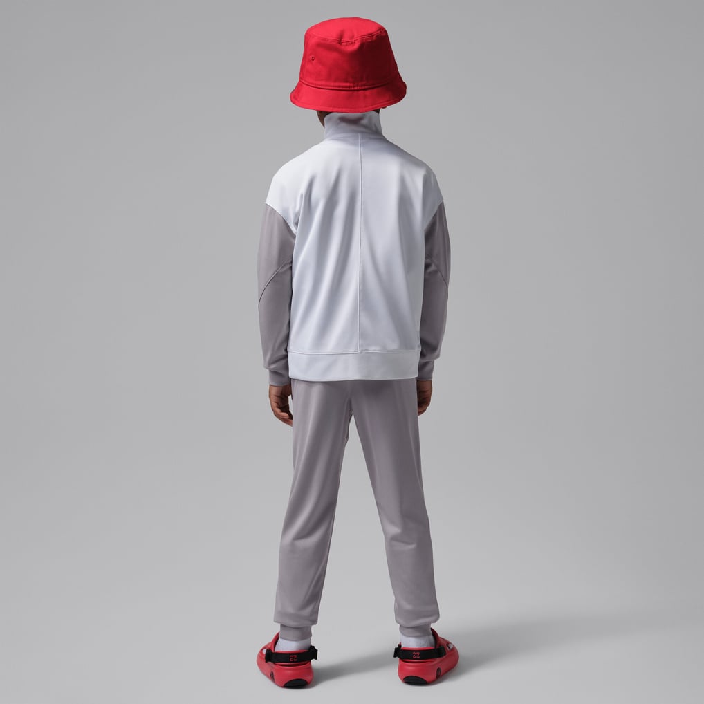 PSG Jordan Strike Training Tracksuit - White/Grey - Little Kids