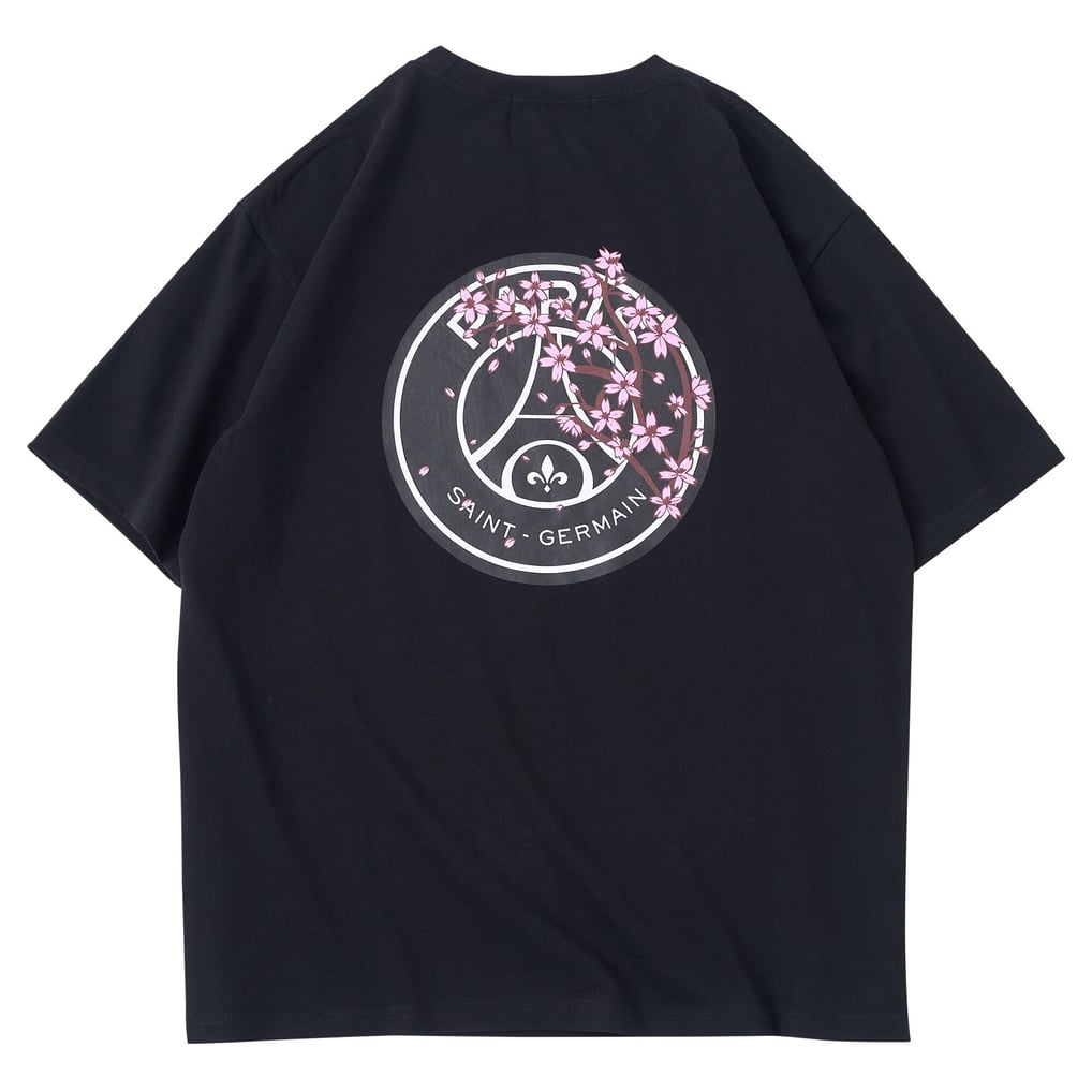 PSG Loves Japan x Édifice Sakura T-Shirt - Black - Unisex
