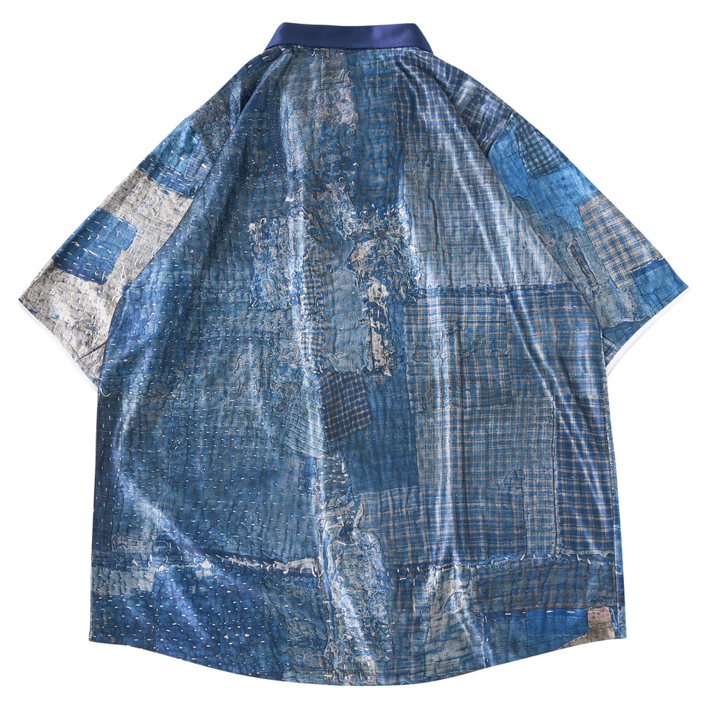PSG Loves Japan x Poggy Boro Printed Showa Jersey - Blue - Unisex