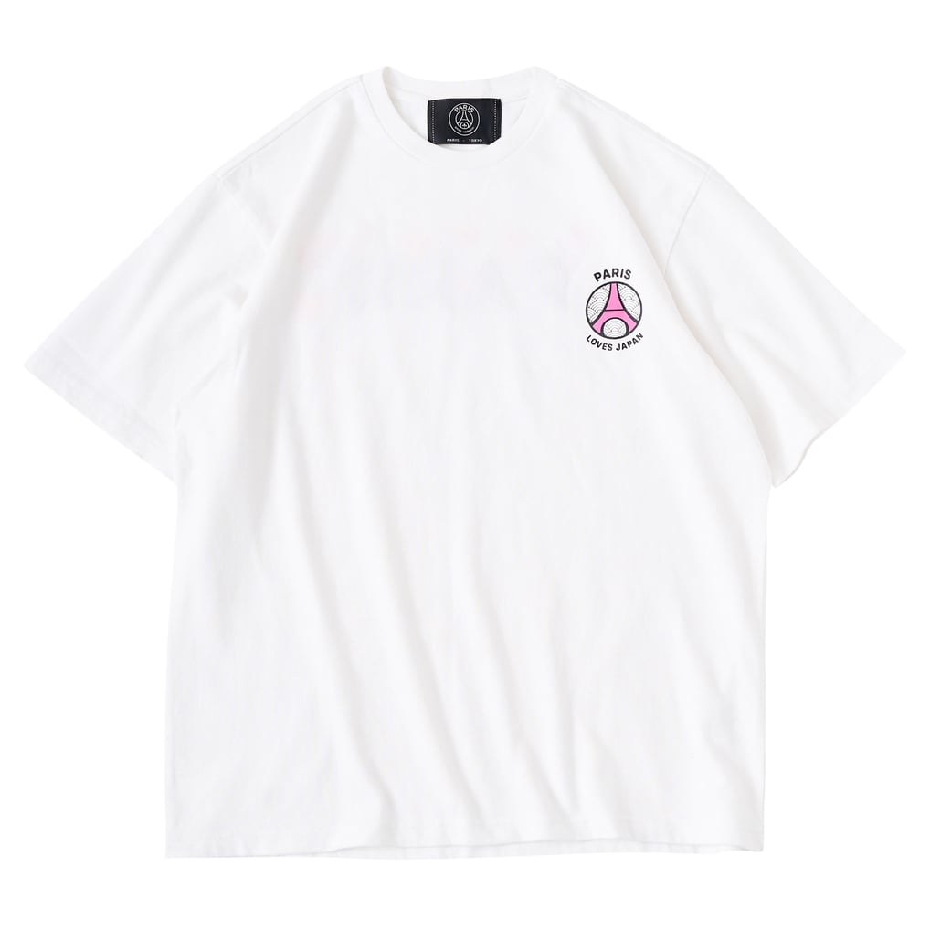 PSG X POGGY パリ Tシャツ - ホワイト - ユニセックス