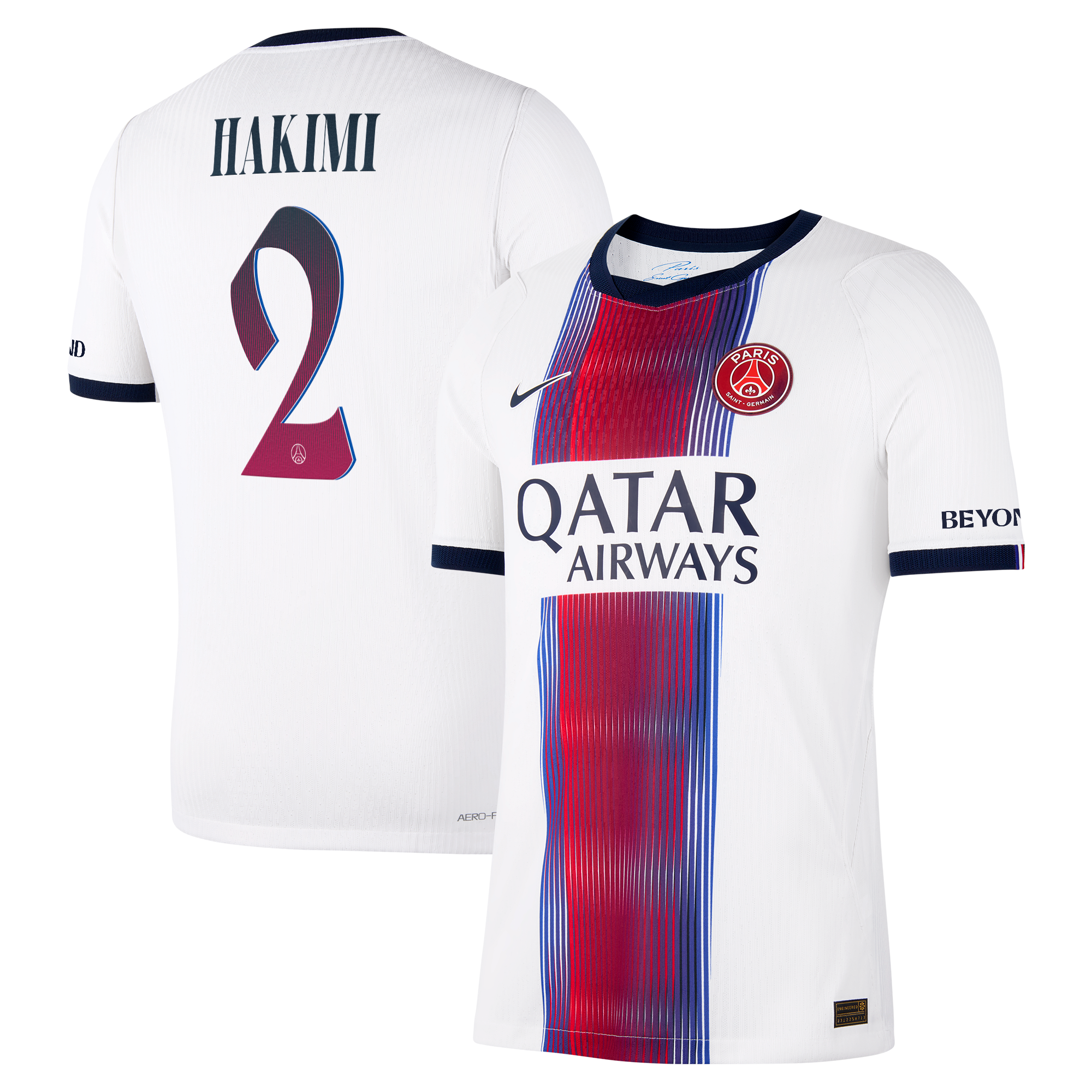 PSG ナイキ エアロフィット アウェイマッチシャツ 2026-27 カップHakimi 2
