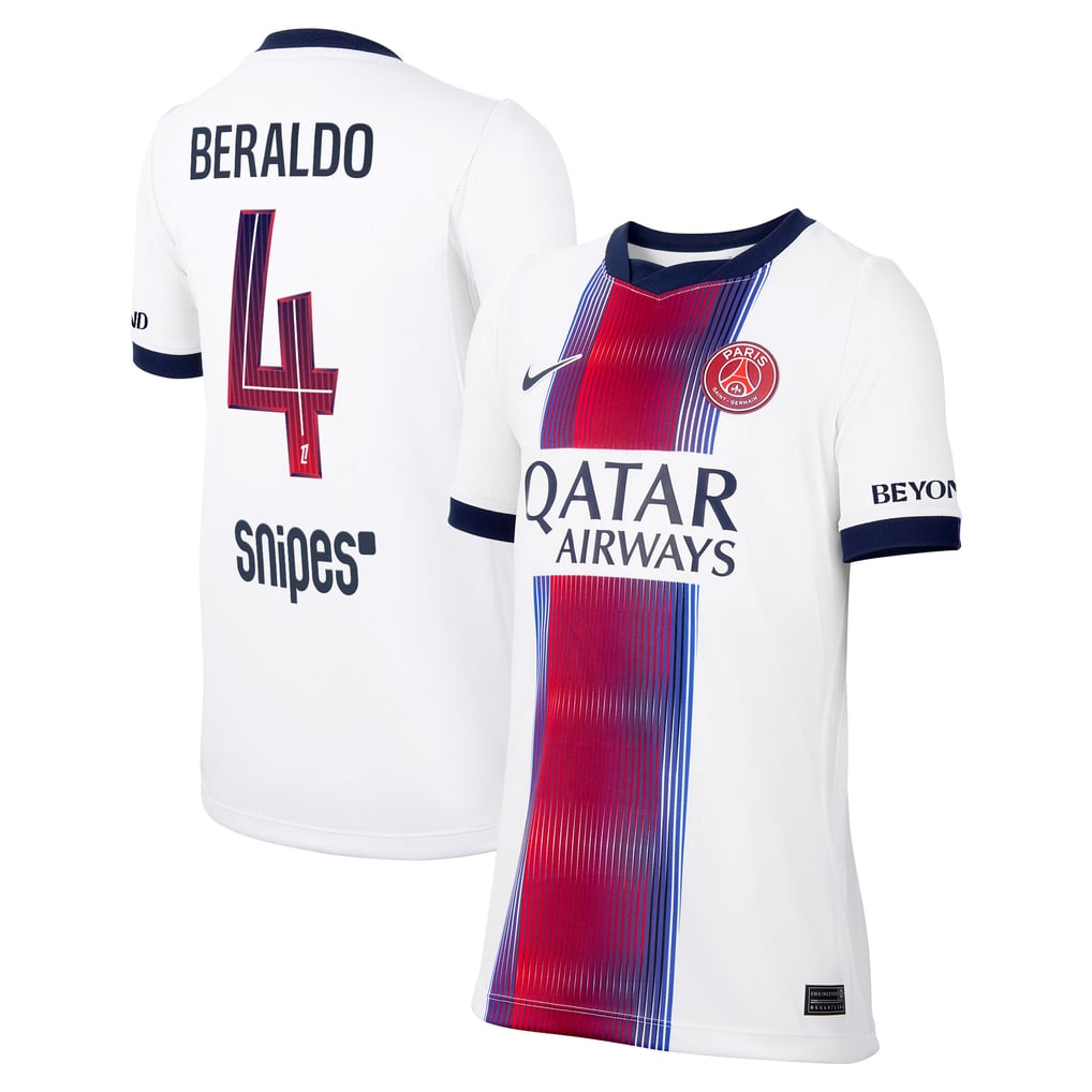 PSG ナイキ アウェイ スタジアム 長袖シャツ 2026-27 - キッズ Beraldo 