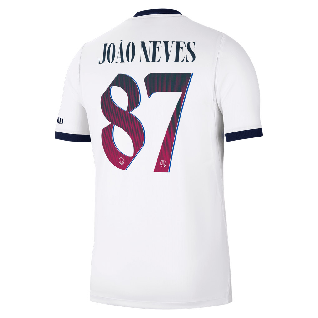 PSG ナイキ アウェイ スタジアムシャツ 2026-27 カップJoão Neves 87