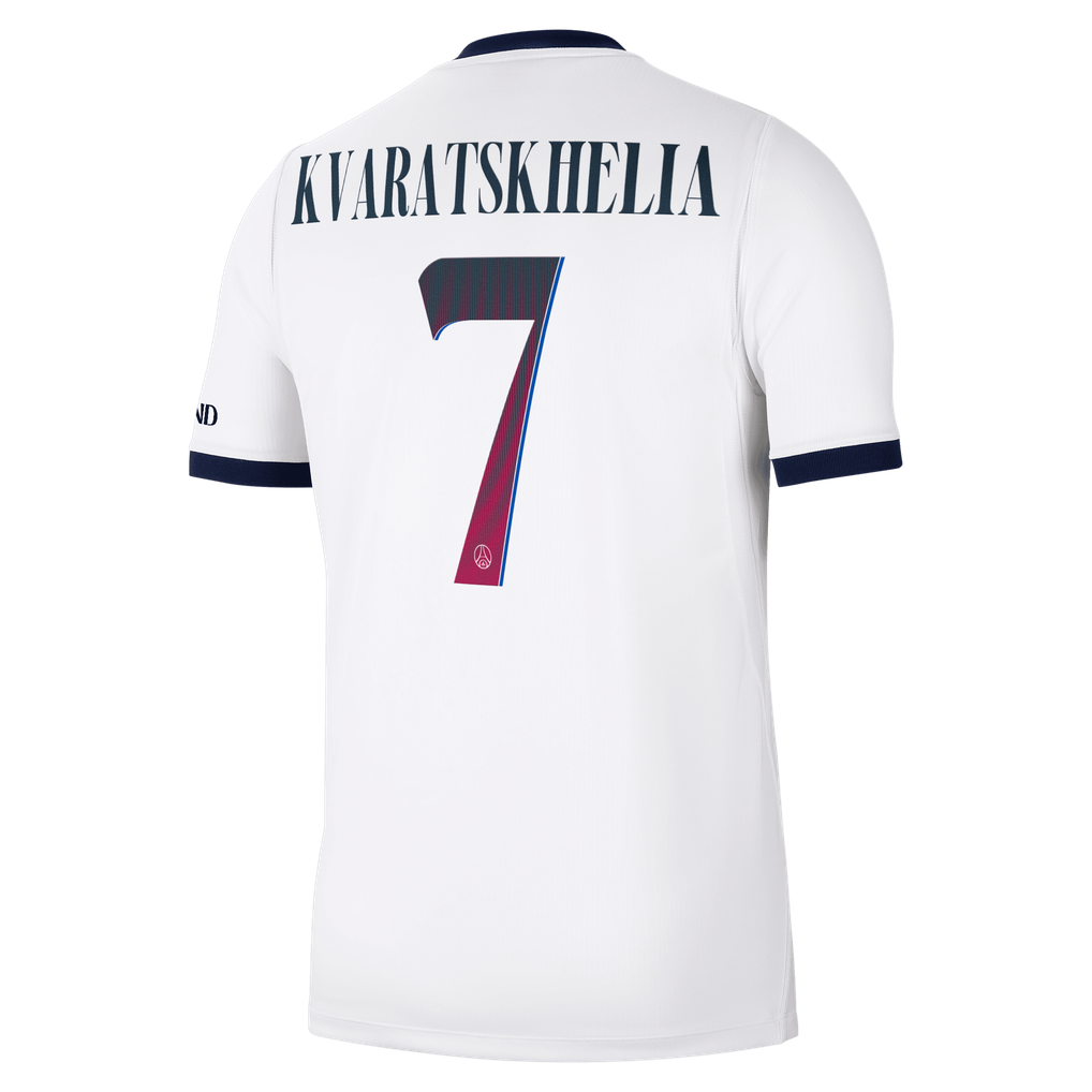 PSG ナイキ アウェイ スタジアムシャツ 2026-27 カップKvaratskhelia 7