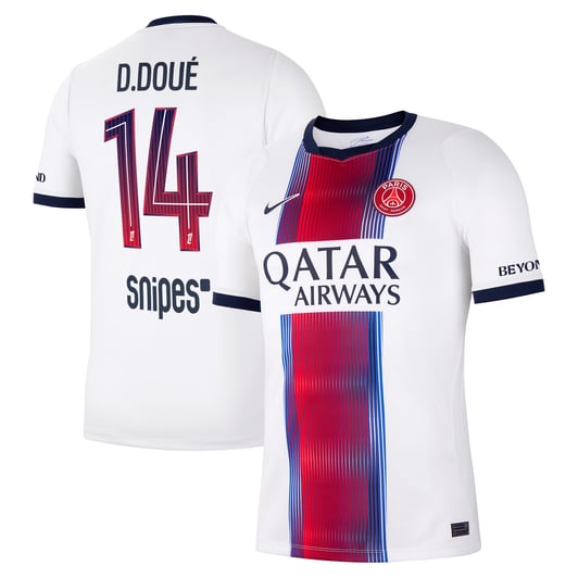 Désiré Doué Paris Saint-Germain Kits, Désiré Doué PSG Shirts 