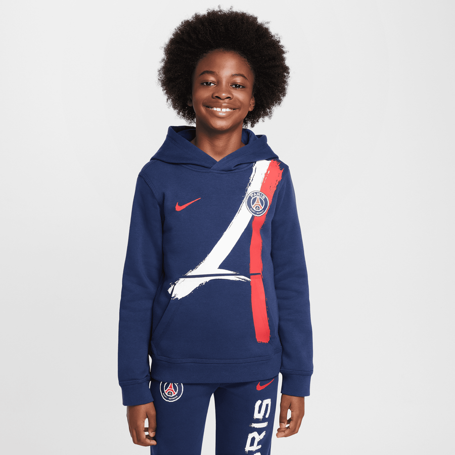 Sweat à Capuche Zippé PSG - Collection Officielle Paris Saint Germain - Coton, Taille Enfant/garçon