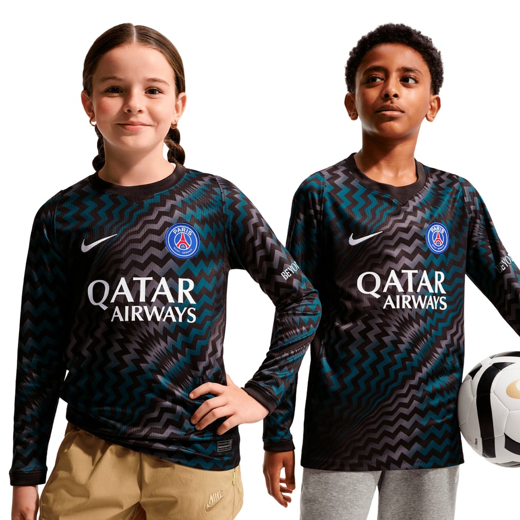 PSG Nike Goalkeeper Stadium  Long Sleeve Shirt 2026-27 - Kids